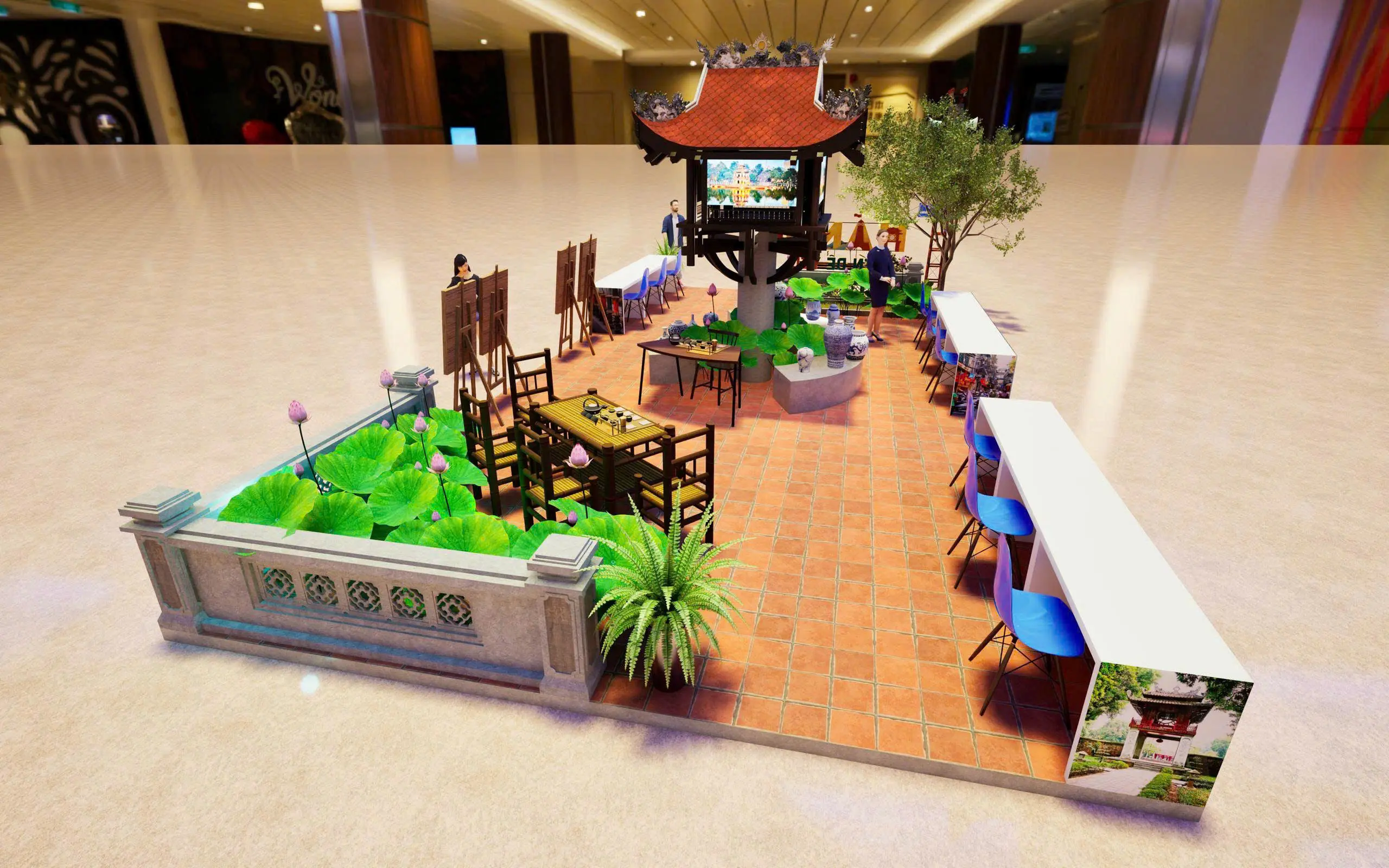 Trang trí sân khấu